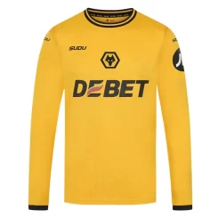 Goedkope Wolves Thuisshirt 2024-2025 Lange Mouwen Kopen-1