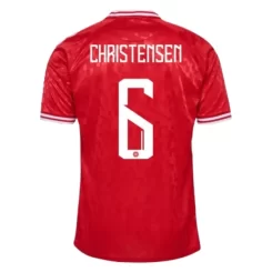 Kopen EK 2024 Denemarken Andreas Christensen #6 Thuisshirt Korte Mouw