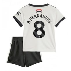 Kopen Kids Manchester United Bruno Fernandes #8 Derde Shirt 2024-2025 Korte Mouw (+ Korte broeken)