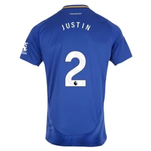 Leicester City Thuisshirt 2024-2025 James Justin #2 korte mouw voordelig online kopen