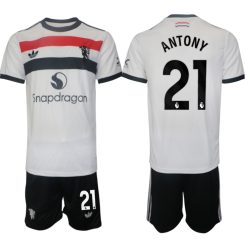 Manchester United Derde Shirt 2024-2025 Antony #21 Korte Mouw (+ Korte broeken) voordelig online kopen