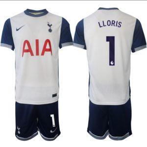 Tottenham Hotspur Thuisshirt 2024-2025 Hugo Lloris #1 Korte Mouw (+ Korte broeken) voordelig online kopen