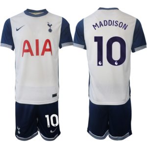 Tottenham Hotspur Thuisshirt 2024-2025 James Maddison #10 Korte Mouw (+ Korte broeken) voordelig online kopen