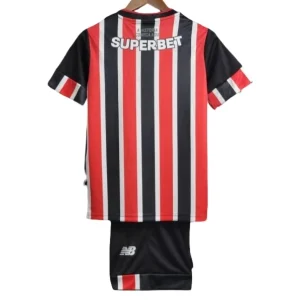 Kids FC São Paulo Uitshirt 2024-2025 Korte Mouw (+ Korte broeken) voordelig online kopen-1