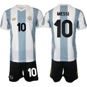 Argentinië-Lionel-Messi-#10-Thuisshirt-Speciale-editie-voor-50-jarig-jubileum-2025-2026-Korte-Mouw-+-Korte-broeken-voordelig-online-kopen