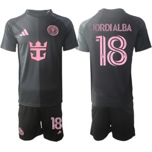 Inter Miami CF Jordi Alba #18 Uitshirt 2025-2026 Korte Mouw (+ Korte Broeken) voordelig online kopen