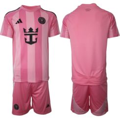 Laatste Inter Miami CF Thuisshirt 2025-2026 Voetbaltenue Korte Mouw (+ Korte Broeken) Kopen