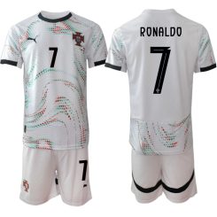 Laatste Portugal Cristiano Ronaldo #7 Uitshirt 2025-2026 Korte Mouw (+ Korte Broeken) Kopen