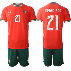 Laatste Portugal Francisco Conceição #21 Thuisshirt 2025-2026 Korte Mouw (+ Korte Broeken) Kopen