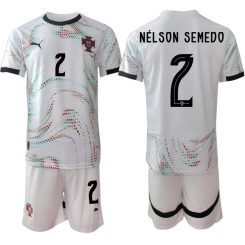 Laatste Portugal Nélson Semedo #2 Uitshirt 2025-2026 Korte Mouw (+ Korte Broeken) Kopen