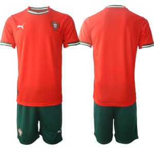 Laatste Portugal Thuisshirt 2025-2026 Korte Mouw (+ Korte Broeken) Kopen