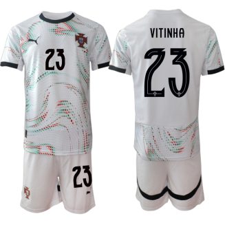 Laatste Portugal Vitinha #23 Uitshirt 2025-2026 Korte Mouw (+ Korte Broeken) Kopen