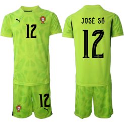 Portugal José Sá #12 Keeper Thuisshirt 2025-2026 Korte Mouw (+ Korte Broeken) voordelig online kopen
