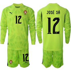 Portugal José Sá #12 Keeper Thuisshirt 2025-2026 Lange Mouw (+ Korte Broeken) voordelig online kopen