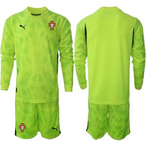 Portugal Keeper Thuisshirt 2025-2026 Lange Mouw (+ Korte Broeken) voordelig online kopen