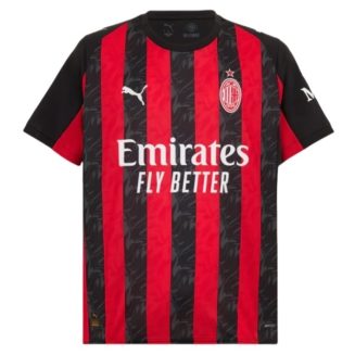 AC Milan Heren Thuisshirt 2025/26 Kort Mouw Voetbalshirt