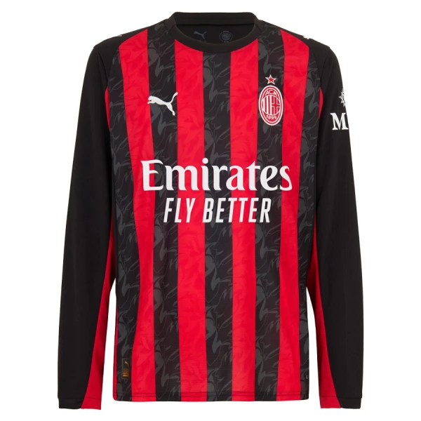 AC Milan Heren Thuisshirt 2025/26 Lange Mouwen Voetbalshirt