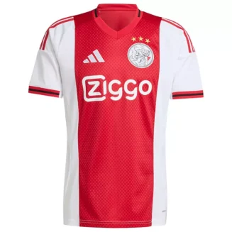 Ajax Heren Thuisshirt 2025/26 Kort Mouw Goedkope Voetbalshirt