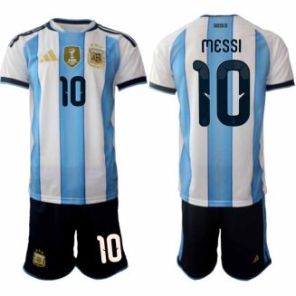 Argentinië WK 2026 Thuistenue Heren – Lionel Messi 10 – Voetbalshirt Korte Mouw + Shorts
