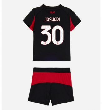 AC Milan Ardon Jashari #30 Thuis tenue Kids 2025-26 Voetbalshirt Korte Mouw + Shorts