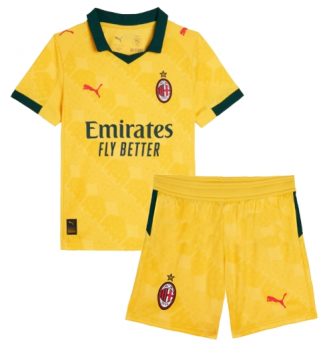AC Milan Derde tenue Kids 2025-26 Voetbalshirt Korte Mouw + Shorts