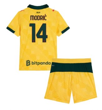 AC Milan Luka Modric #14 Derde tenue Kids 2025-26 Voetbalshirt Korte Mouw + Shorts AC Milan Luka Modric #14 Derde tenue Kids 2025-26 Voetbalshirt Korte Mouw + Shorts