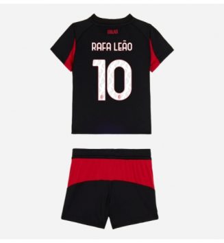 AC Milan Rafael Leao #10 Thuis tenue Kids 2025-26 Voetbalshirt Korte Mouw + Shorts