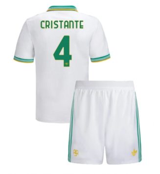 AS Roma Bryan Cristante #4 Derde tenue Kids 2025-26 Voetbalshirt Korte Mouw + Shorts