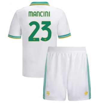 AS Roma Gianluca Mancini #23 Derde tenue Kids 2025-26 Voetbalshirt Korte Mouw + Shorts