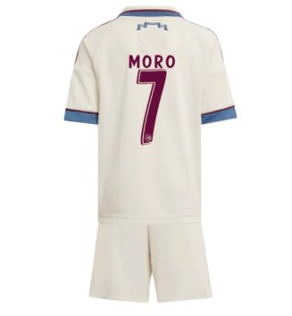 Ajax Raul Moro #7 Derde tenue Kids 2025-26 Voetbalshirt Korte Mouw + Shorts