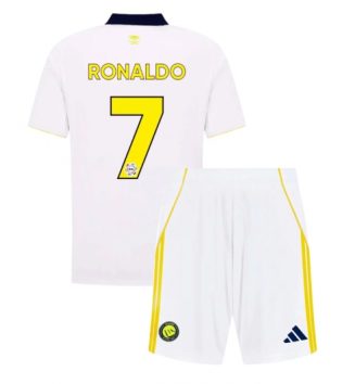 Al-Nassr Cristiano Ronaldo #7 Derde tenue Kids 2025-26 Voetbalshirt Korte Mouw + Shorts