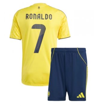 Al-Nassr Cristiano Ronaldo #7 Thuis tenue Kids 2025-26 Voetbalshirt Korte Mouw + Shorts
