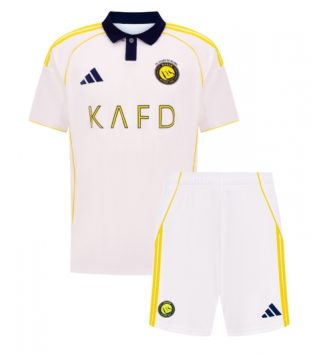 Al-Nassr Derde tenue Kids 2025-26 Voetbalshirt Korte Mouw + Shorts