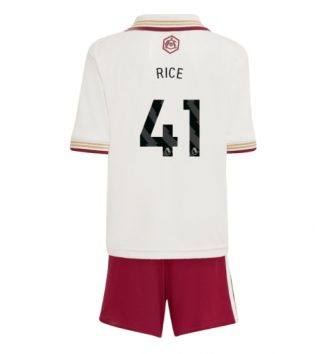 Arsenal Declan Rice #41 Derde tenue Kids 2025-26 Voetbalshirt Korte Mouw + Shorts