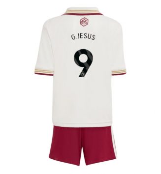 Arsenal Gabriel Jesus #9 Derde tenue Kids 2025-26 Voetbalshirt Korte Mouw + Shorts
