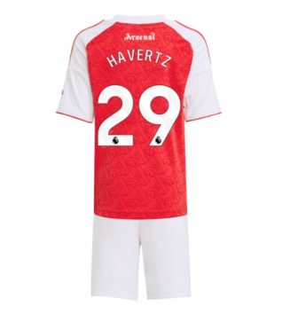 Arsenal Kai Havertz #29 Thuis tenue Kids 2025-26 Voetbalshirt Korte Mouw + Shorts
