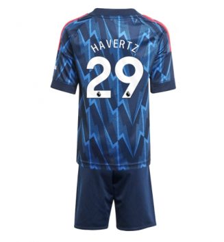 Arsenal Kai Havertz #29 Uit tenue Kids 2025-26 Voetbalshirt Korte Mouw + Shorts