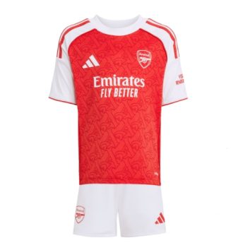 Arsenal Thuis tenue Kids 2025-26 Voetbalshirt Korte Mouw + Shorts
