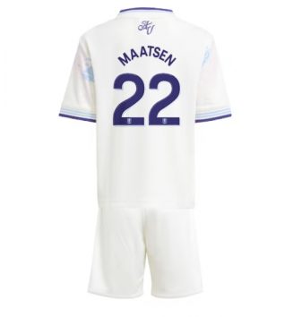 Aston Villa Ian Maatsen #22 Derde tenue Kids 2025-26 Voetbalshirt Korte Mouw + Shorts Aston Villa Ian Maatsen #22 Derde tenue Kids 2025-26 Voetbalshirt Korte Mouw + Shorts