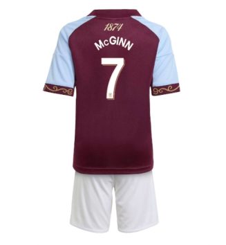 Aston Villa John McGinn #7 Thuis tenue Kids 2025-26 Voetbalshirt Korte Mouw + Shorts Aston Villa John McGinn #7 Thuis tenue Kids 2025-26 Voetbalshirt Korte Mouw + Shorts