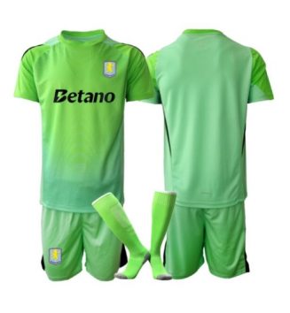 Aston Villa Keeper Uit tenue Kids 2025-26 Voetbalshirt Korte Mouw + Shorts