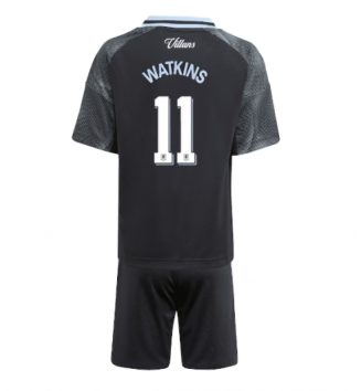 Aston Villa Ollie Watkins #11 Uit tenue Kids 2025-26 Voetbalshirt Korte Mouw + Shorts Aston Villa Ollie Watkins #11 Uit tenue Kids 2025-26 Voetbalshirt Korte Mouw + Shorts