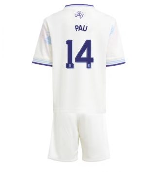 Aston Villa Pau Torres #14 Derde tenue Kids 2025-26 Voetbalshirt Korte Mouw + Shorts Aston Villa Pau Torres #14 Derde tenue Kids 2025-26 Voetbalshirt Korte Mouw + Shorts
