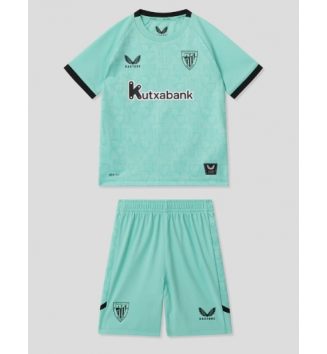 Athletic Bilbao Derde tenue Kids 2025-26 Voetbalshirt Korte Mouw + Shorts