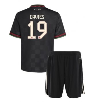 Bayern Munich Alphonso Davies #19 Derde tenue Kids 2025-26 Voetbalshirt Korte Mouw + Shorts
