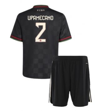 Bayern Munich Dayot Upamecano #2 Derde tenue Kids 2025-26 Voetbalshirt Korte Mouw + Shorts