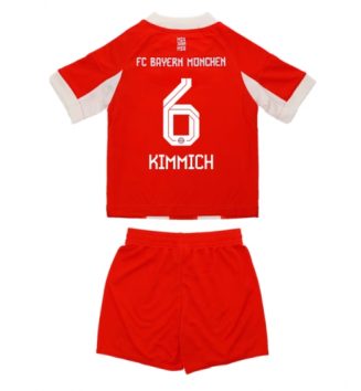 Bayern Munich Joshua Kimmich #6 Thuis tenue Kids 2025-26 Voetbalshirt Korte Mouw + Shorts