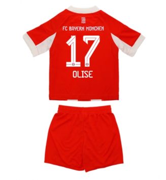 Bayern Munich Michael Olise #17 Thuis tenue Kids 2025-26 Voetbalshirt Korte Mouw + Shorts