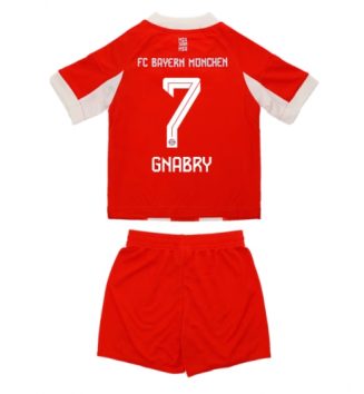 Bayern Munich Serge Gnabry #7 Thuis tenue Kids 2025-26 Voetbalshirt Korte Mouw + Shorts