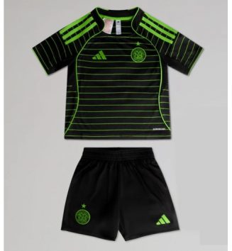 Celtic Uit tenue Kids 2025-26 Voetbalshirt Korte Mouw + Shorts